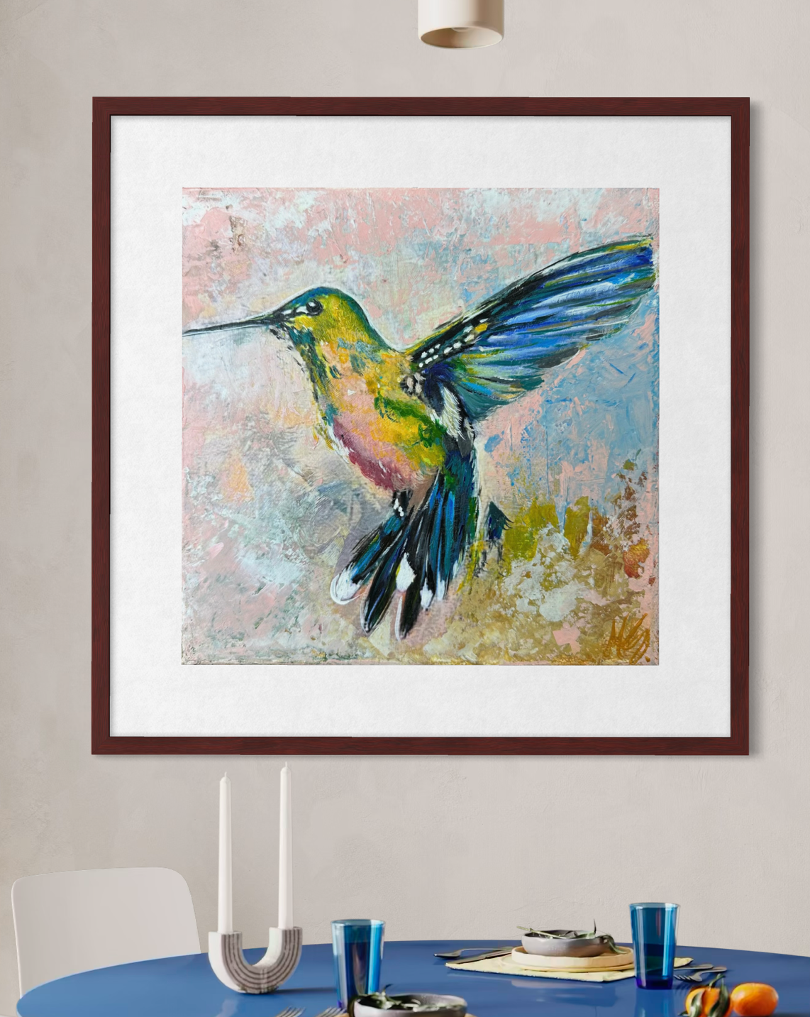 Wings of Freedom – Hummingbird Art Print