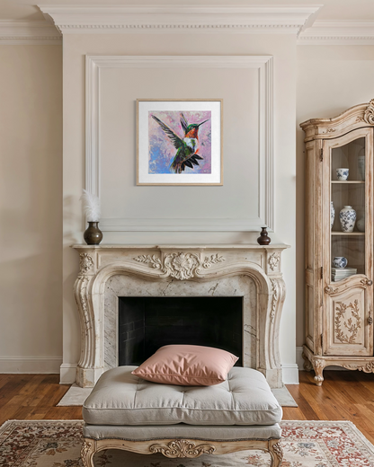 Wings of Love – Hummingbird Art Print