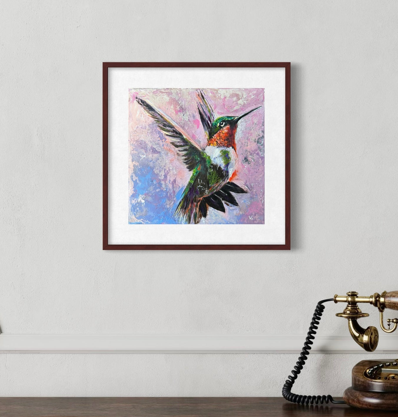 Wings of Love – Hummingbird Art Print