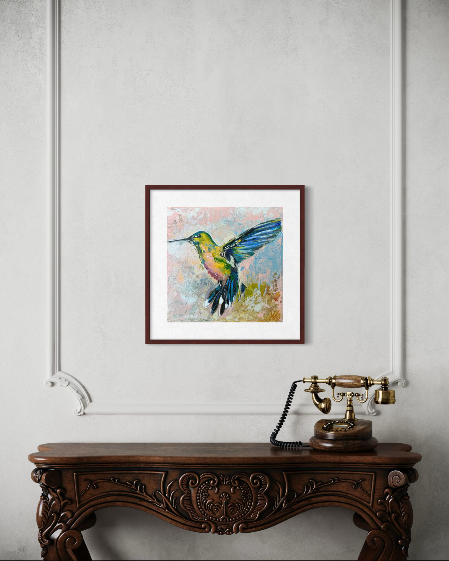 Wings of Freedom – Hummingbird Art Print