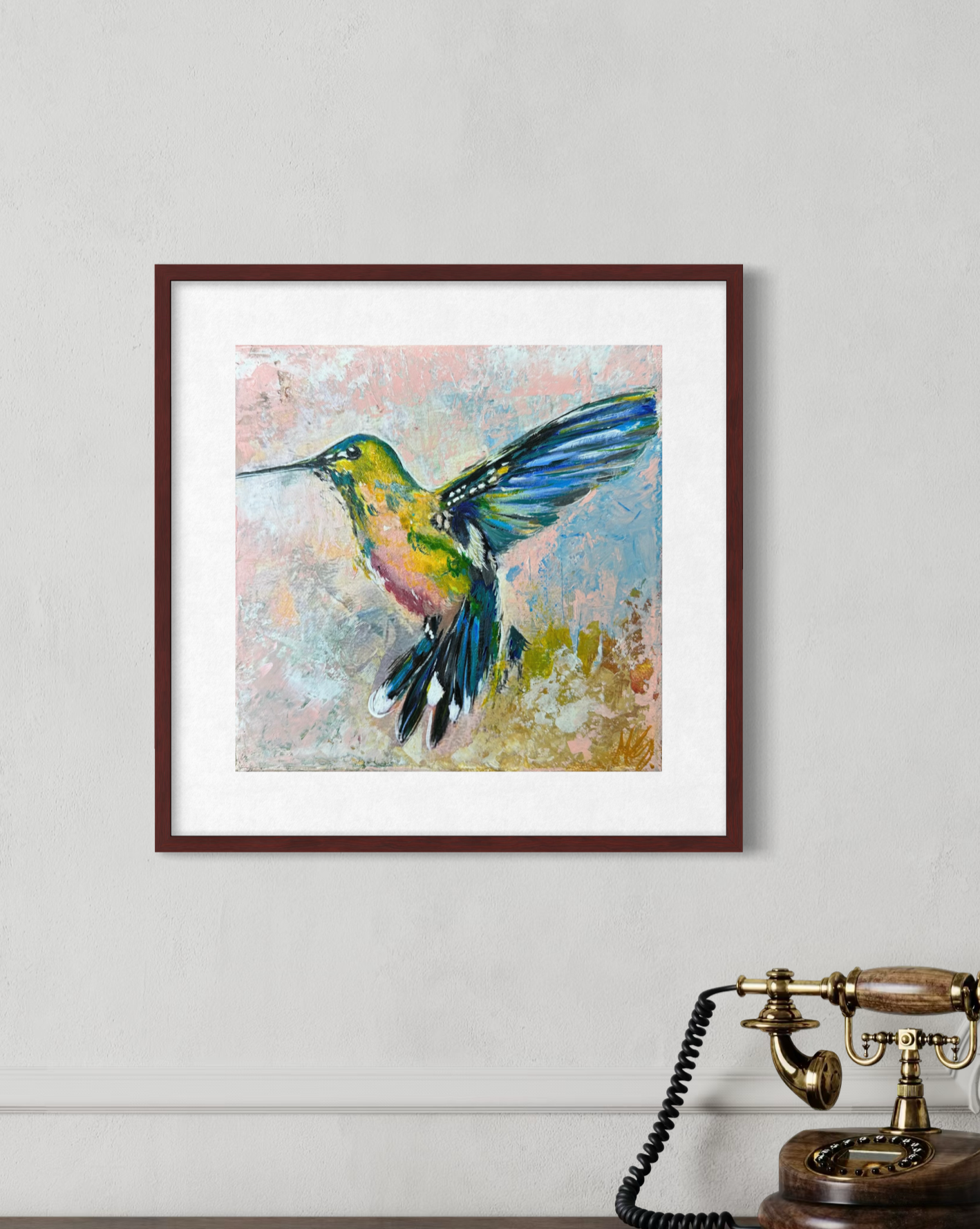 Wings of Freedom – Hummingbird Art Print
