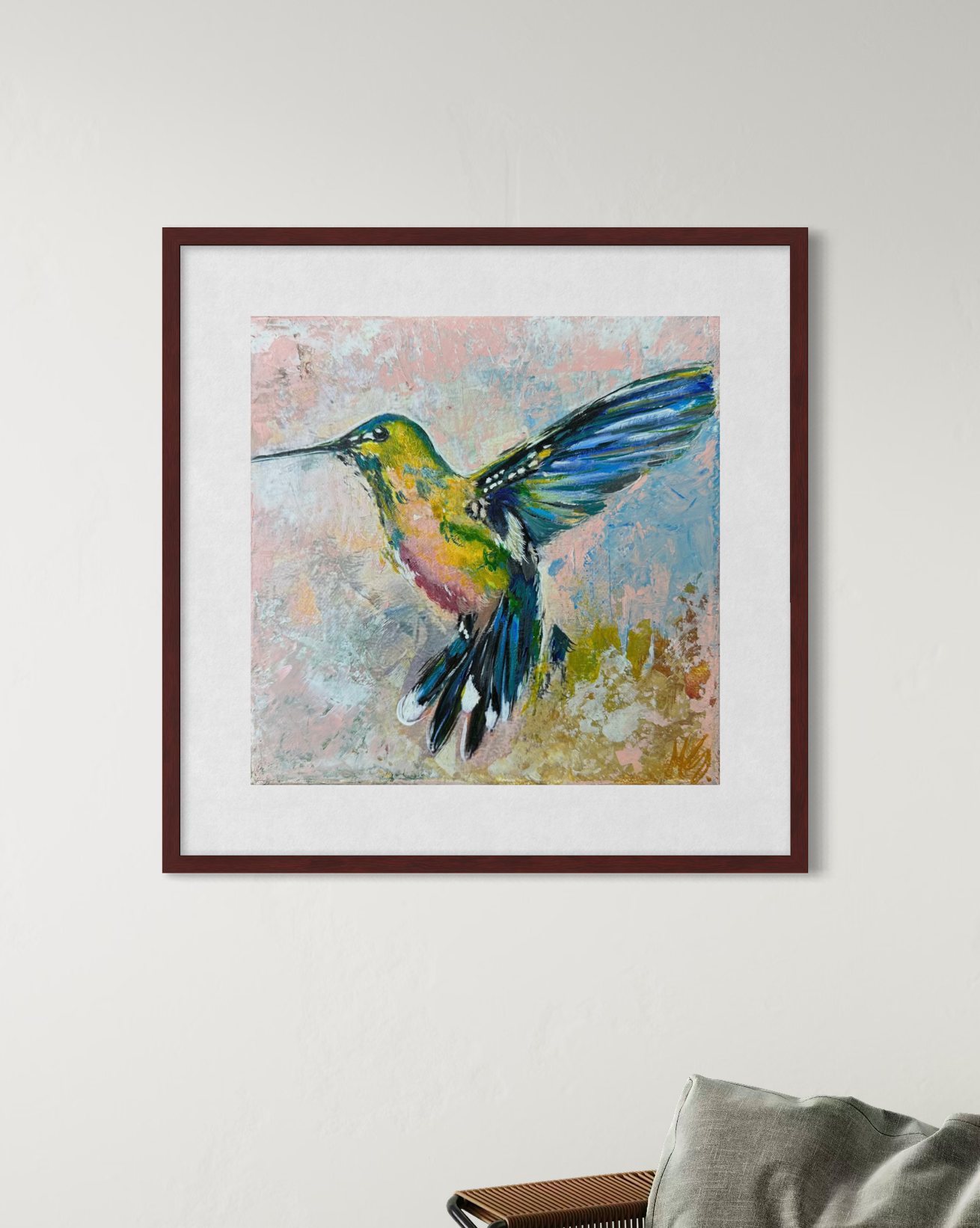 Wings of Freedom – Hummingbird Art Print