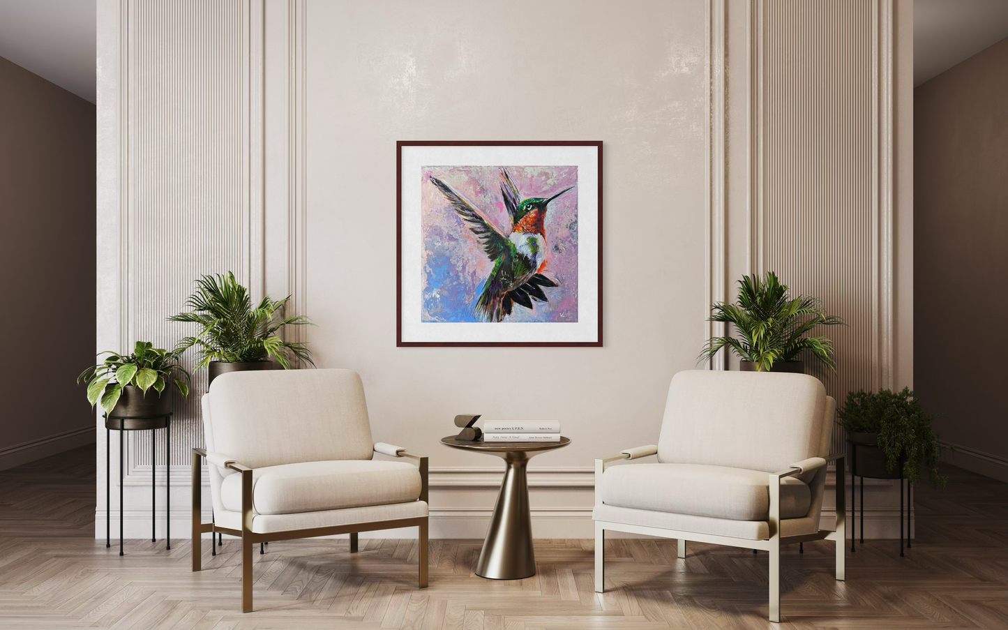 Wings of Love – Hummingbird Art Print